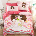 Cartoon Printed 100% Cotton 3 sets Bedding Set